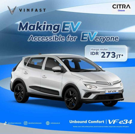 Vinfast e34 2026 - Promo Vinfast Serpong 2026